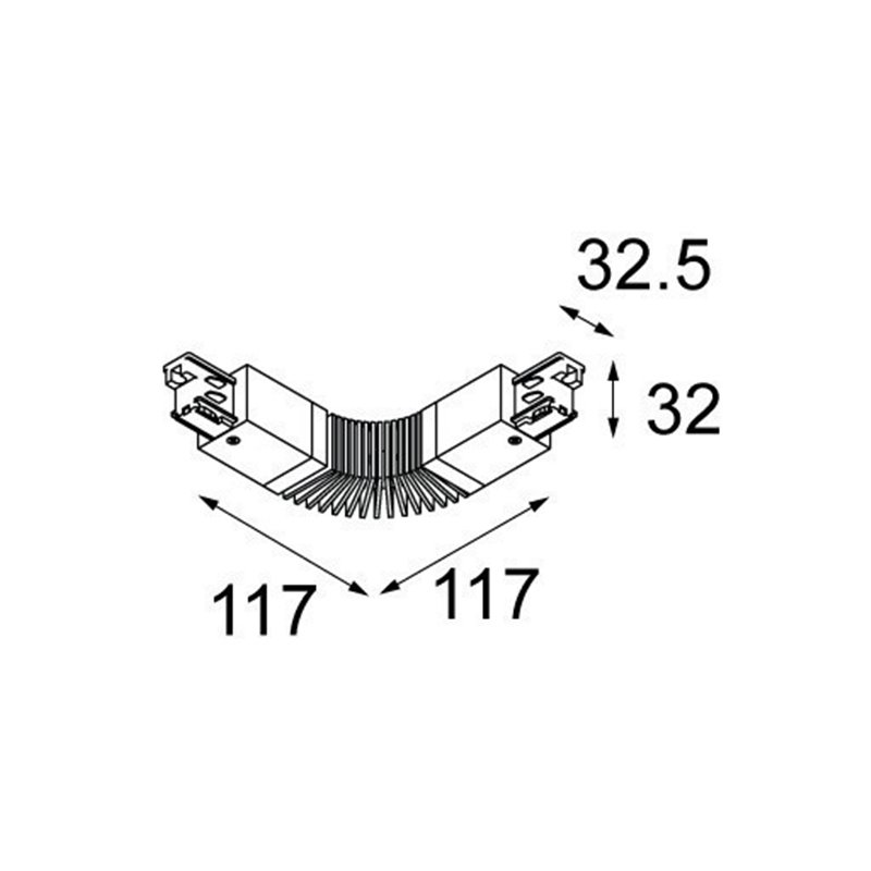 Modular Connector track Flexible 