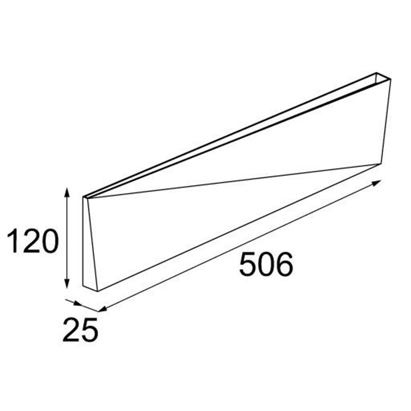 Modular Dent large LED GE Wandlamp