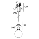 Delta Light Toupe E27 Adm Hanglamp