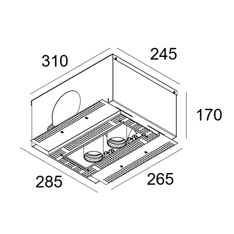 Delta Light SPLITBOX 2 SPY 52 Einbauspot