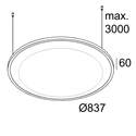 Delta Light Soli - Shhh 90 C Hanglamp