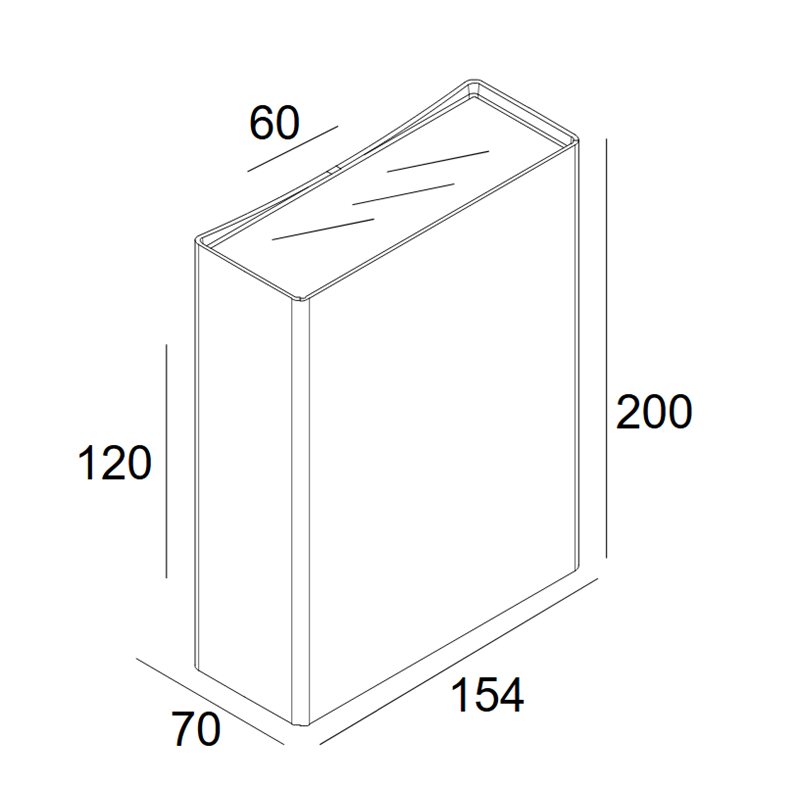 Delta Light Nocta Sq155 Down-Up 2Vwfl Wandlamp