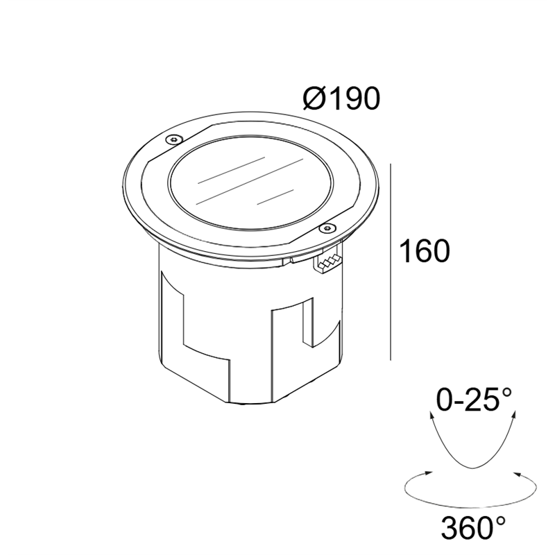 Delta Light Logic 190 R Ok Linear H Grondlamp