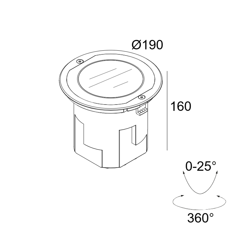 Delta Light Logic 190 R Ok Grondlamp
