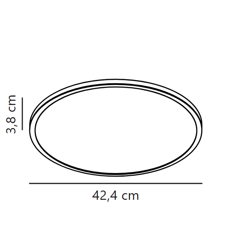 Nordlux Oja 42 SENSOR [IP54] Plafondlamp