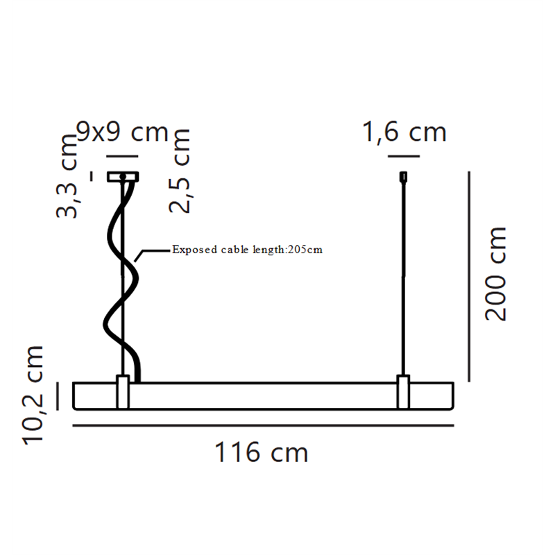 Nordlux Lilt 115 3-step Dim Hanglamp