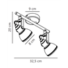 Nordlux Aslak 8 - 2 ceiling lamp