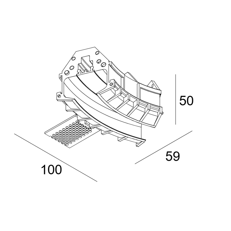 Delta Light Spm20 - Corner Set - R 45° S