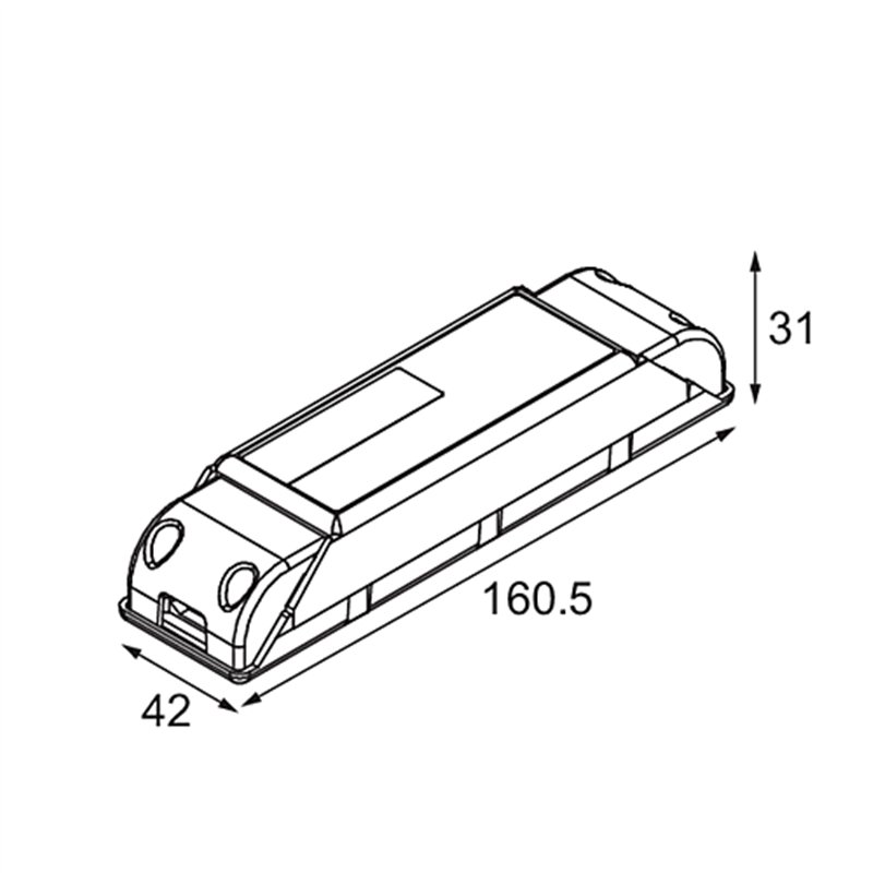 Modular LED Driver Constant Current Deep Dim Trailing Edge 350-700mA 15W