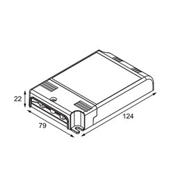 Modular LED Driver Constant Current 0-10V/1-10V/Push-Dim 350-1050mA 25-60W