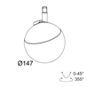 Delta Light M26L - Tweeterl track lighting fixture