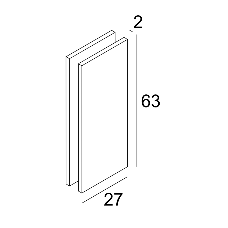 Delta Light Slm26H - End Cap Set