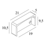 Delta Light Shl 19 - End Cap Set