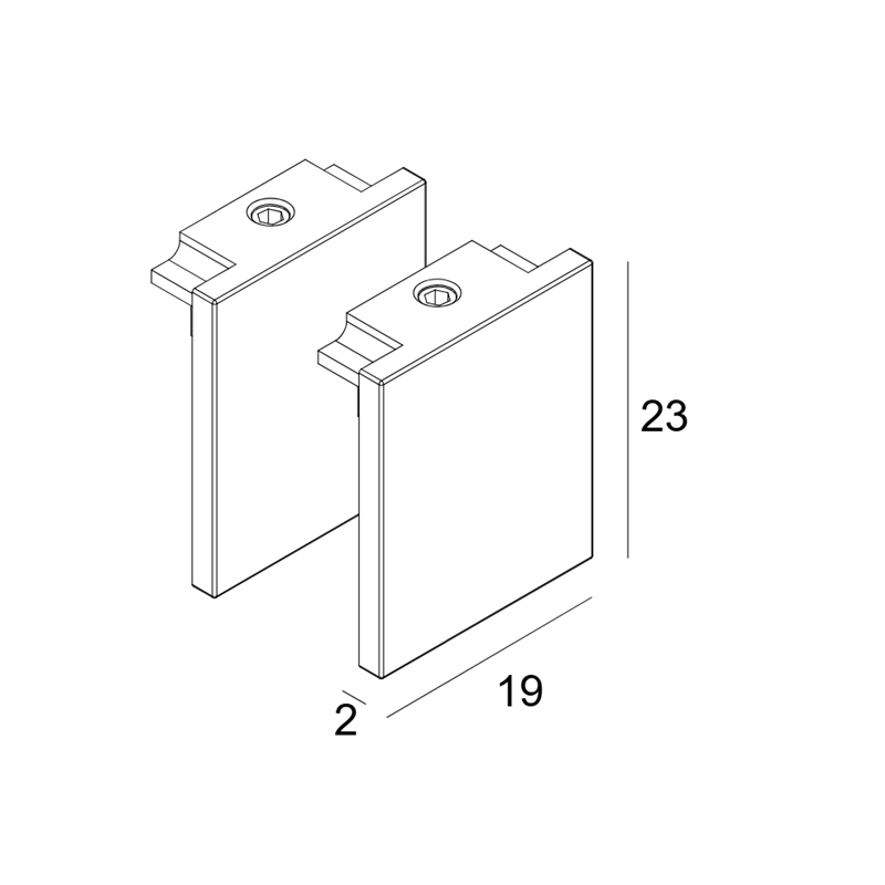 Delta Light SOLI - END CAP SET