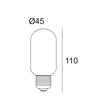 Delta Light LED FILAMENT T32 E27 12W