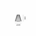 Wever & Ducré WIRO CONE 1.0 SHADE Plafondlamp / Hanglamp