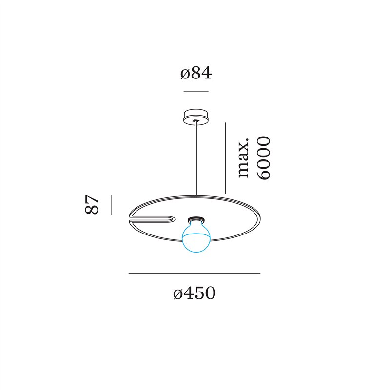 Wever & Ducré MIRRO SOFT SUSPENDED 2.0 Plafondlamp / Hanglamp