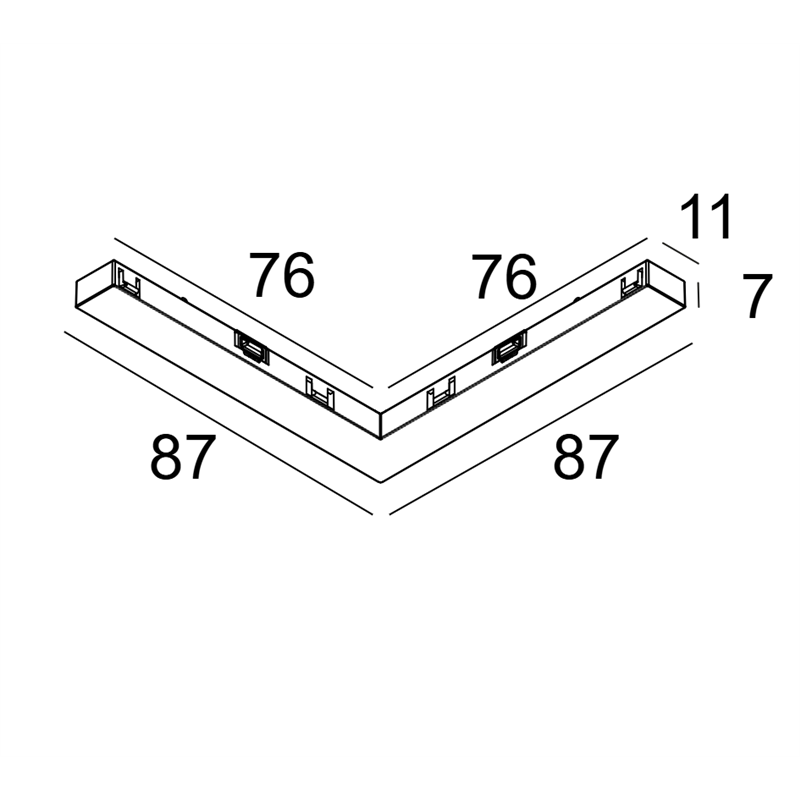 Delta Light SL19 - CONNECTOR 48V - 90° 