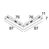 Delta Light SL19 - CONNECTOR 48V - 90° 