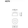 Vibia Duo 35 ceiling lamp