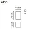 Vibia Empty 70 lampadaire extérieurs