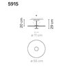 Vibia Flat 2X 60 plafonnier