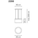 Vibia Guise 23X40 hanglamp