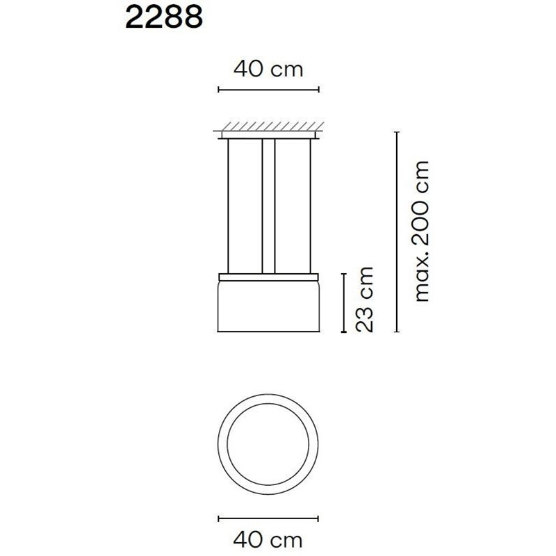 Vibia Guise 23X40 hanglamp