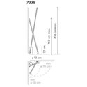 Vibia Sticks 2X 205 staanlamp