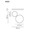 Vibia Up 106 ceiling lamp