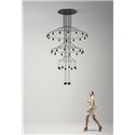 Vibia Wireflow Chandelier 396 - 0375 hanglamp