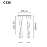 Vibia Wireflow Lineal 6B suspension lamp