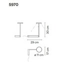 Vibia Flat 30 tafellamp
