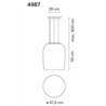 Vibia Ghost suspension lamp