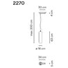 Vibia Guise 1X lampe a suspension