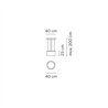 Vibia Guise 23X40 Sensor lampe a suspension