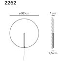 Vibia Guise 92 wandlamp