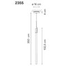 Vibia Halo Jewel 1X suspension lamp