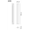 Vibia Kontorno Open 162 applique