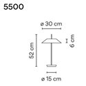 Vibia Mayfair 52 A tafellamp