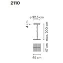 Vibia Rhythm Horizontal 10X 47 hanglamp