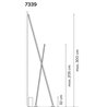Vibia Sticks 2X 300 lampadaire
