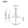 Vibia Flamingo 3X Small lampe a suspension