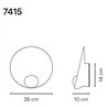 Vibia Musa 14 applique