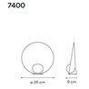 Vibia Musa 26 lampe de table