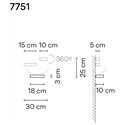 Vibia Set 18 2X wandlamp