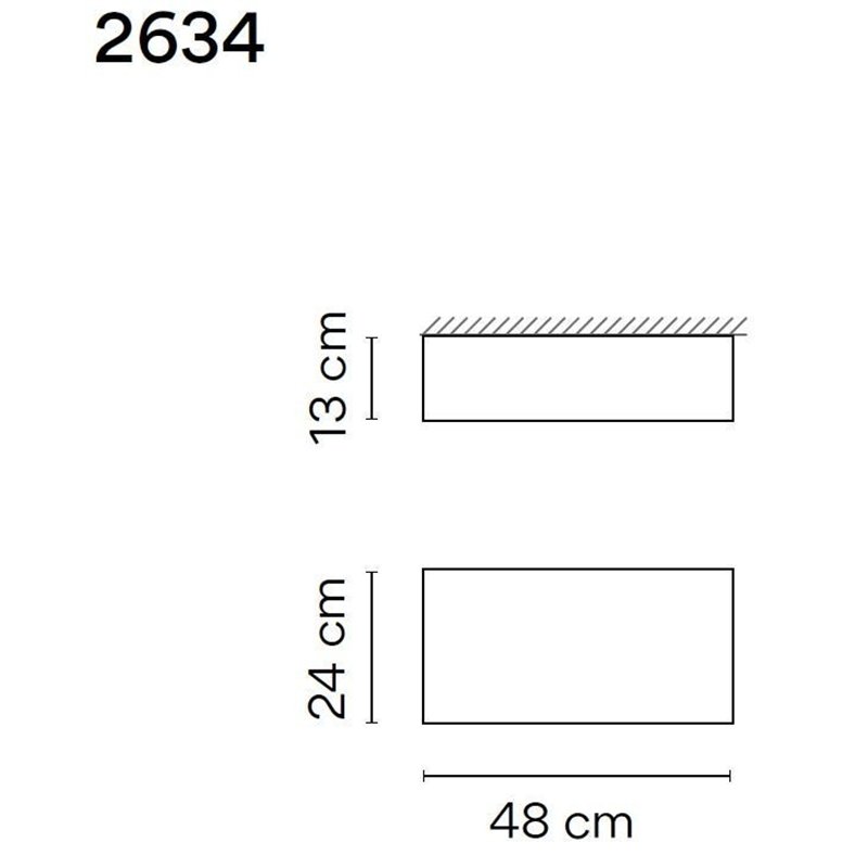 Vibia Structural 1X48 plafondlamp