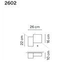 Vibia Structural 2X wandlamp