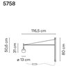 Vibia Tempo 116,5 applique