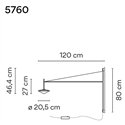 Vibia Tempo 120 wandlamp